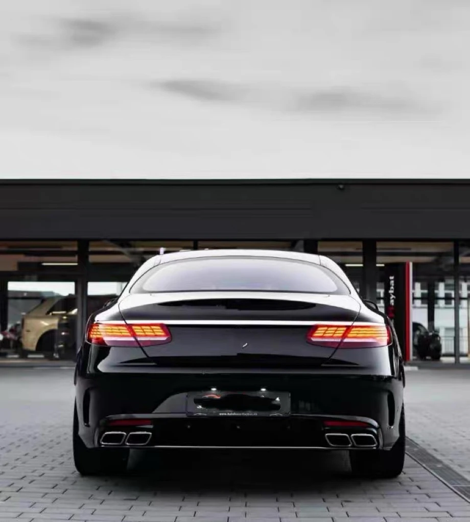 طقم هيكل جزء السيارة ترقية S65 S63 شد الوجه تجميل لمرسيدس W217 C217 S Class كوبيه S500 S450 S400 طقم الجسم المصد