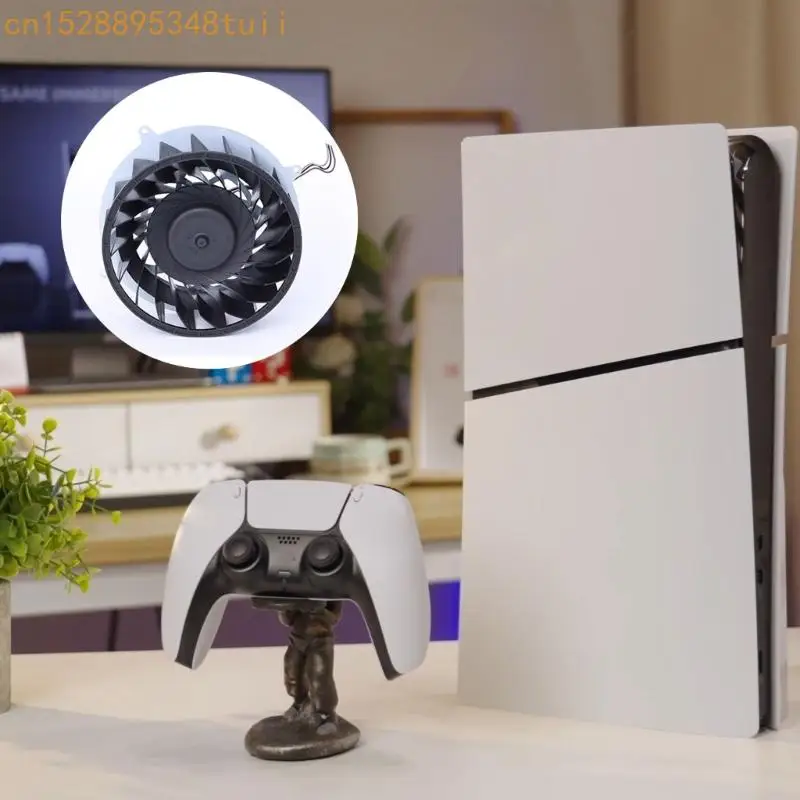 Y4QF เกมคอนโซลฮีทซิงค์กับไขควงภายในพัดลมระบายความร้อนภายใน 19 ใบ 12V 1.69A พัดลมระบายความร้อนแบบทดแทนสำหรับเพรียวบาง