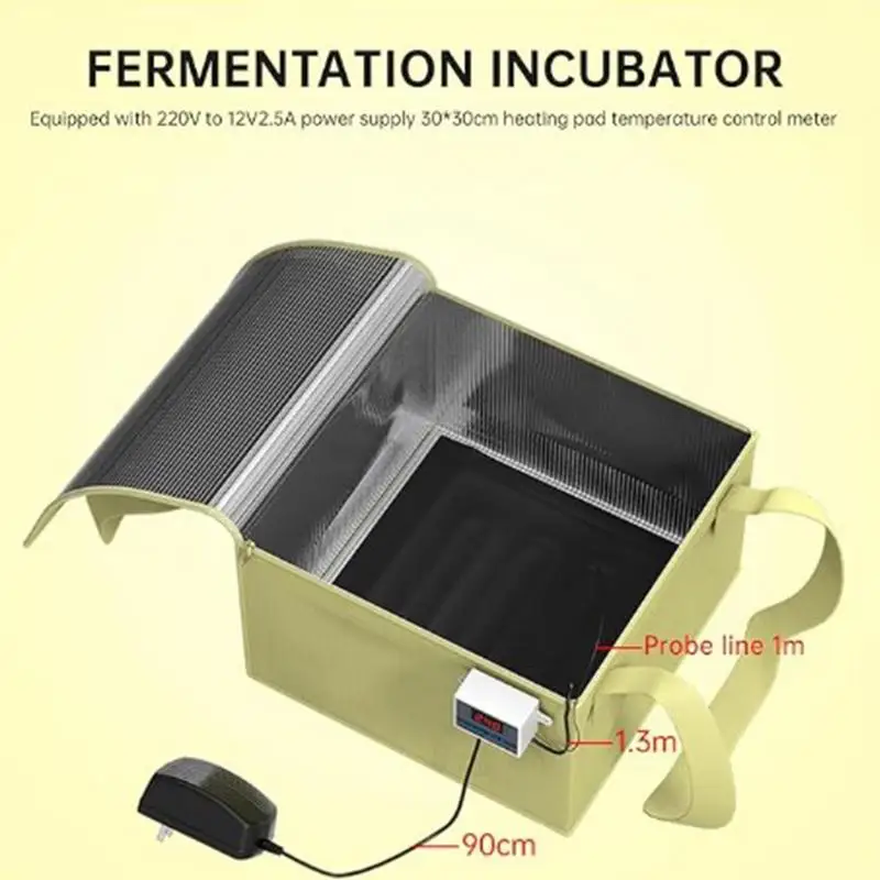 220V Temperature Control Fermenting Bag Bread Warming Box Fermentation Equipment For Bread Dough Yogurt Rice Wine