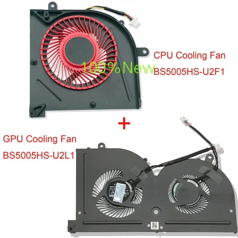 CPU   GPU Cooling Fan for MSI GS63VR 6RF, GS63VR 7RF, GS63VR Stealth Pro MS-16K2