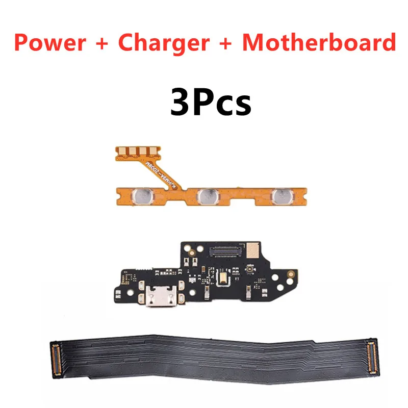 ON OFF Switch Mian Board USB Charger Dock Charging Connector Power Motherboard Flex Cable Ribbon For Xiaomi Redmi 9A 9C