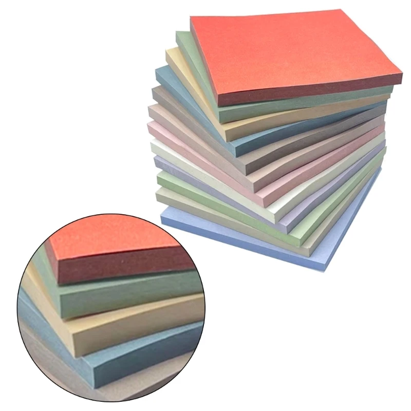 Sổ ghi chép bỏ túi Giấy ghi chú tro Giấy ghi chú trống 50 tờ/Tập giấy