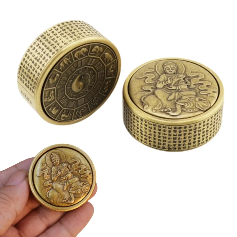 Metal Zen Buddha Gyroscope Fidget Spinner Adult Anxiety Relief Toy Children's Fingertip Gyroscope Ansiedad Alivio Del Estres