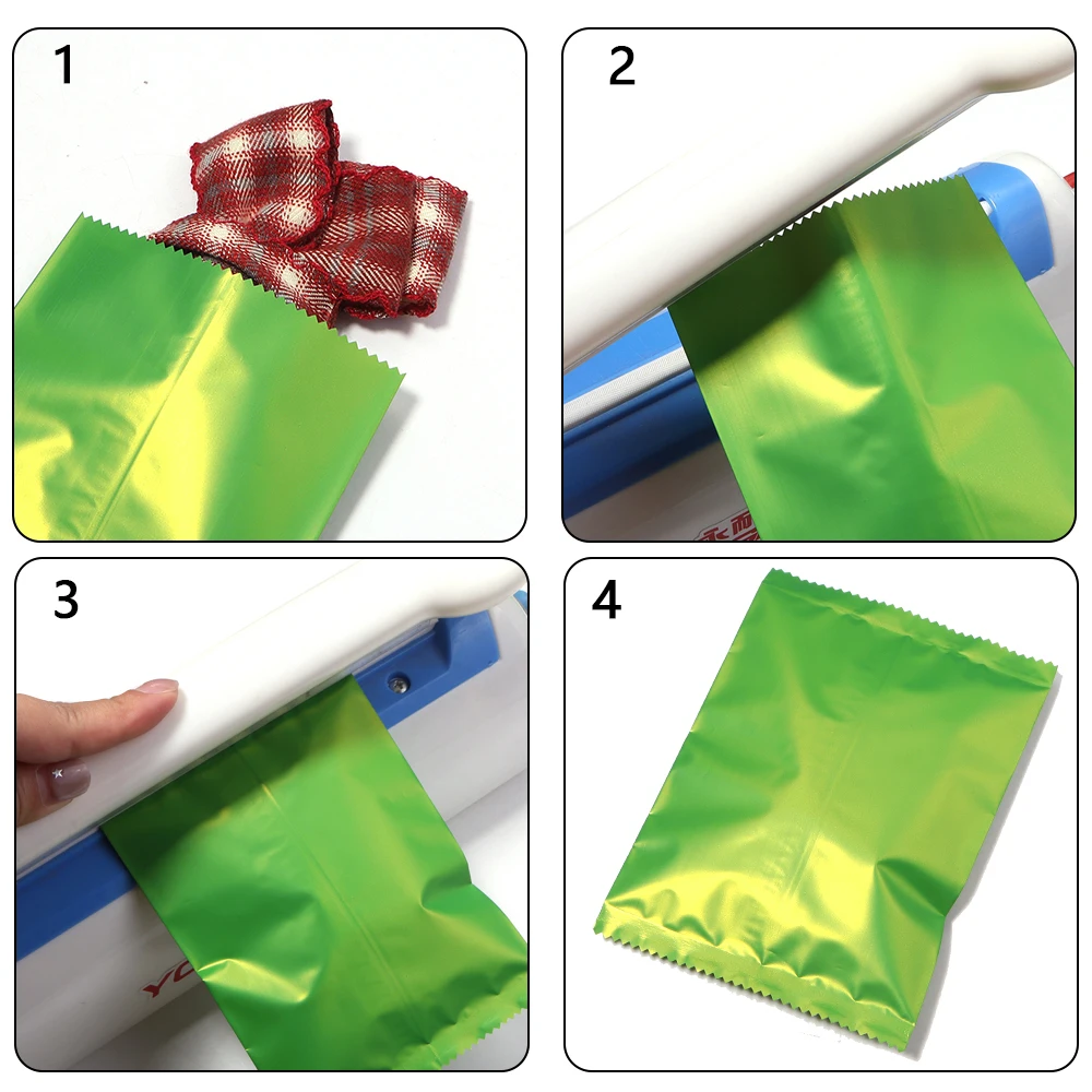 100 Stück Schmuckbeutel, einfarbige Aluminiumfolien-Überraschungstüten, neue leere Miniatur-Lebensmittel-Spielzeug-Überraschungstüten, DIY-Party-Geschenkverpackung – Detail 1