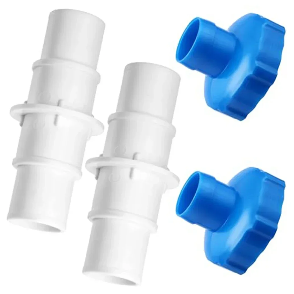 

Multi functional Pool Hose Adapter Kit for Vacuum Cleaners and Filter Pumps with 4 Pcs Connectors and Adaptors