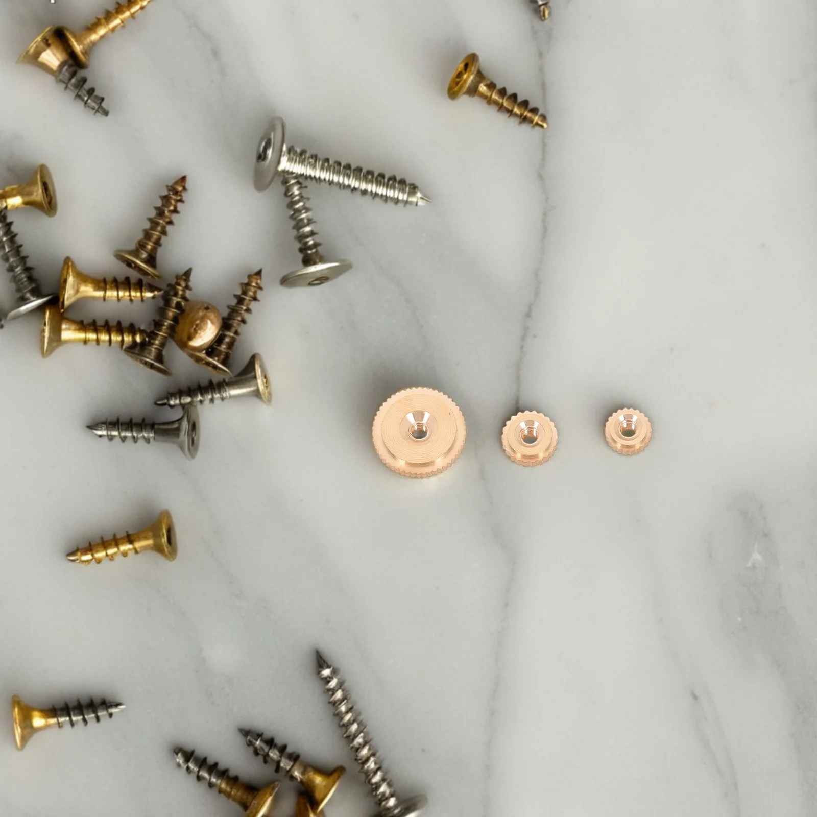 

12Pcs Clock Movement Fixing Nuts Brass Replacement Assortment Spare Parts for Quartz Wall Mantel Grandfather Clock Repair DIY