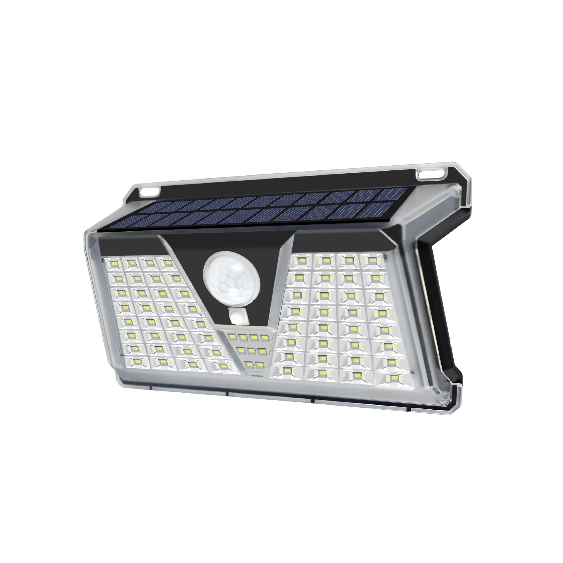 Solar wall lamp, outdoor waterproof household lighting, outdoor four-mode human body induction explosion energy-saving lighting view 2