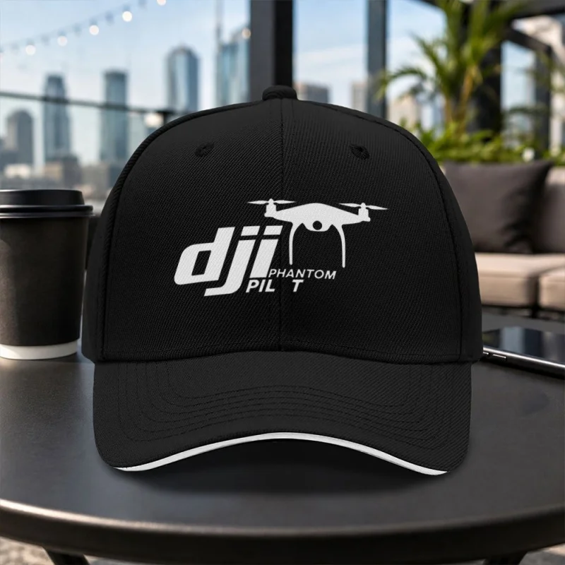 DJI Drone Sandwich Baseball Cap Unisex Adjustable Duckbill Hat for Travel Parties Daily Wear Multi-Color