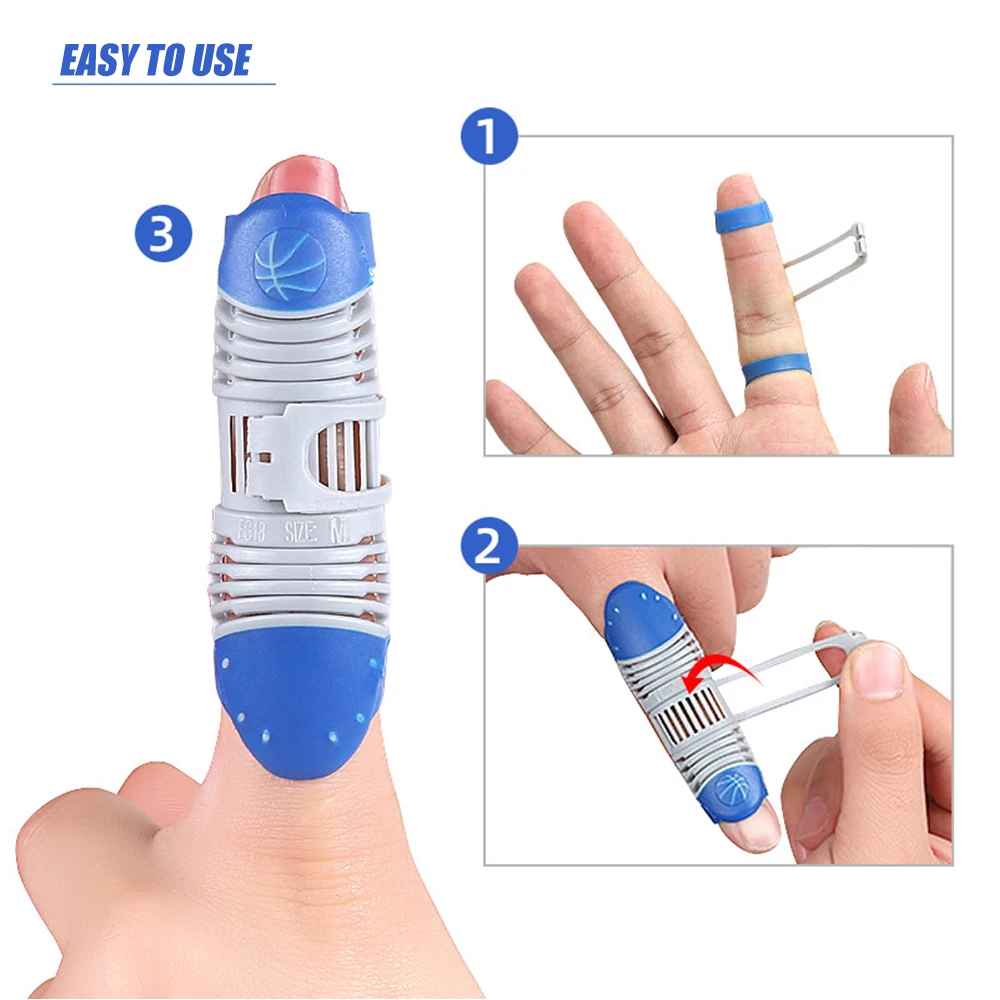 1PC Adjustable Finger Guard splints Basketball Finger Protector Sport Injuries , Basketball , Bowling fits Index , Middle Finger