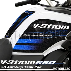 Adesivo per serbatoio moto 3M protezione antiscivolo accessori per decalcomanie olio Gas per V-STROM DL 650 XT 650XT Vstrom 2018-2023