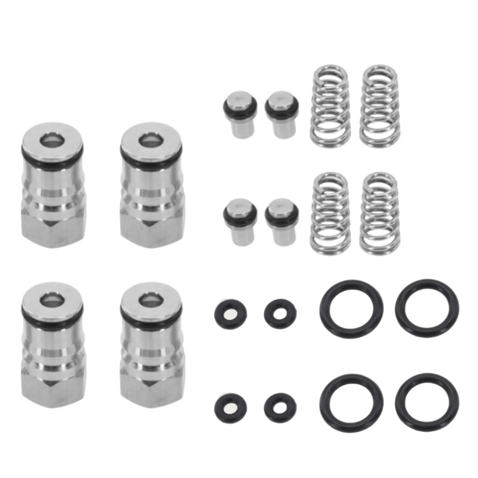 16Pcs/Set Stainless Steel Ball Lock Keg Posts Couplers Set For Homebrew Draft Beer Poppet Female Thread Gas Liquid