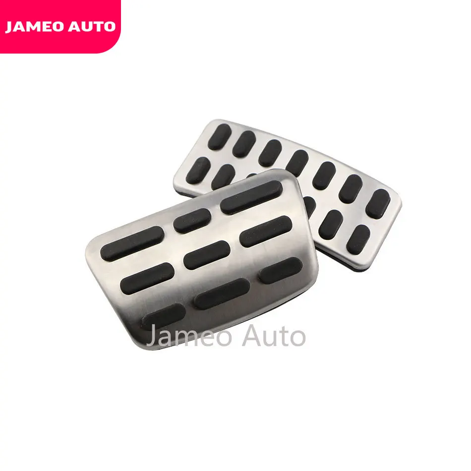 Jameo Auto Car Pedals Fit for Kia Niro 2019 2020 MT AT Car Pedal Cover Brake Gas Fuel Pedal Rest Pedal Set Parts Stainless Steel