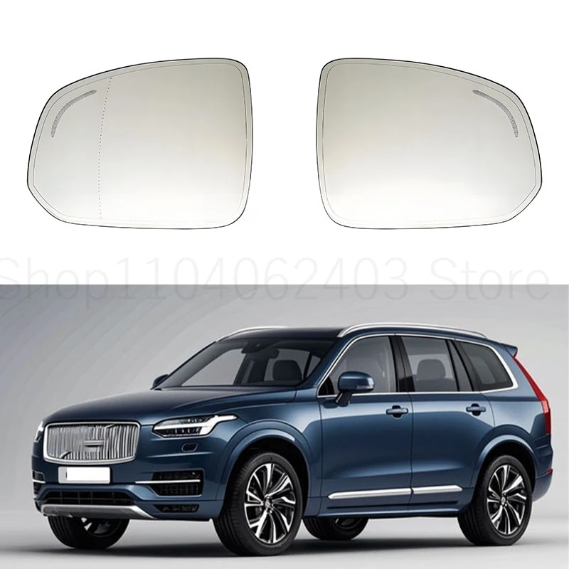 

Suitable for Volvo XC90 2015-2023 auto parts left/right heating blind spot rearview mirror glass replacement מראה לרכב