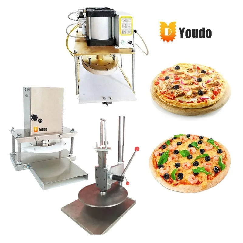 Venta caliente comercial 20 22 24 25 30 32 33 36 cm máquina hidráulica Manual de prensa de masa para Pizza restaurante rodillo de uso doméstico
