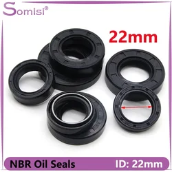 2/5/10pcs ID 22mm NBR Oil Seal TC-22*32/35/38/40/42/45/47/48/50/52*5/7/8/10mm Nitrile Rubber Shaft Double Lip Oil Seals Gasket