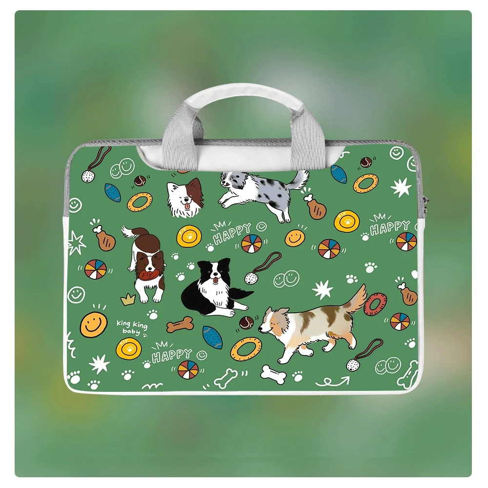 

Cartoon Cute Dog Laptop Bag Laptop Sleeve Laptop Protective Case for Macbook12 13 14 15 Inch Macbook Air Asus Huawei Storage Bag