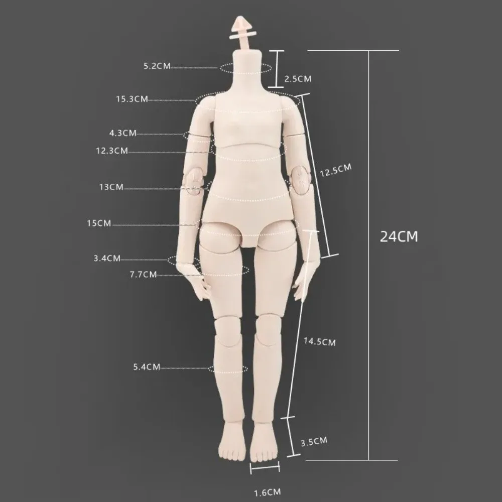 30 ซม.ความสูง 1/6 BJD ตุ๊กตาสาวผิวขาว 22 ข้อต่อ Movable Mjd ตุ๊กตา Body 1/6 Action Figure Body ตุ๊กตา BJD หัวรูป