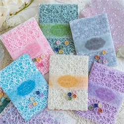 26pcs/pack Scrapbook Paper Gauze Materials DIY Scrapbooking Collage Junk Journal Aesthetics Stationery Planner Decor Paper