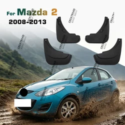 For Mazda 2 Demio GE Hatchback 2008-2013 for Fender Splash Guards Mudflaps Mudguard Car Mud Flaps Accessories