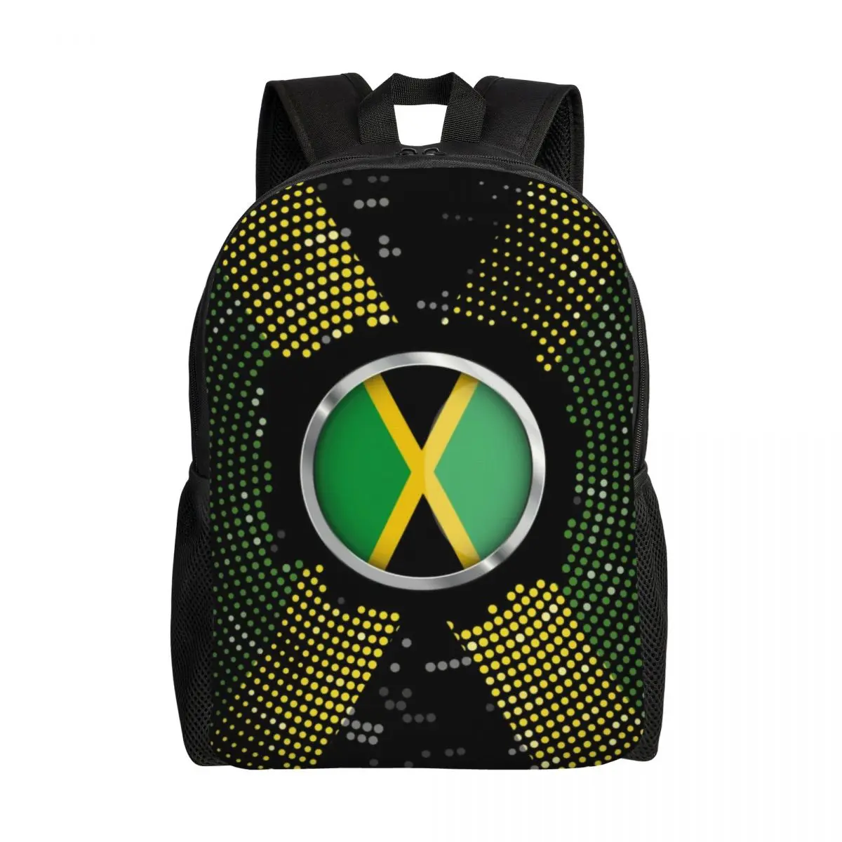 3D Printing Jamaica Flag Reggae Music Backpacks for Girls Boys Jamaican One Love School Travel Bags Bookbag Fits 15 Inch Laptop