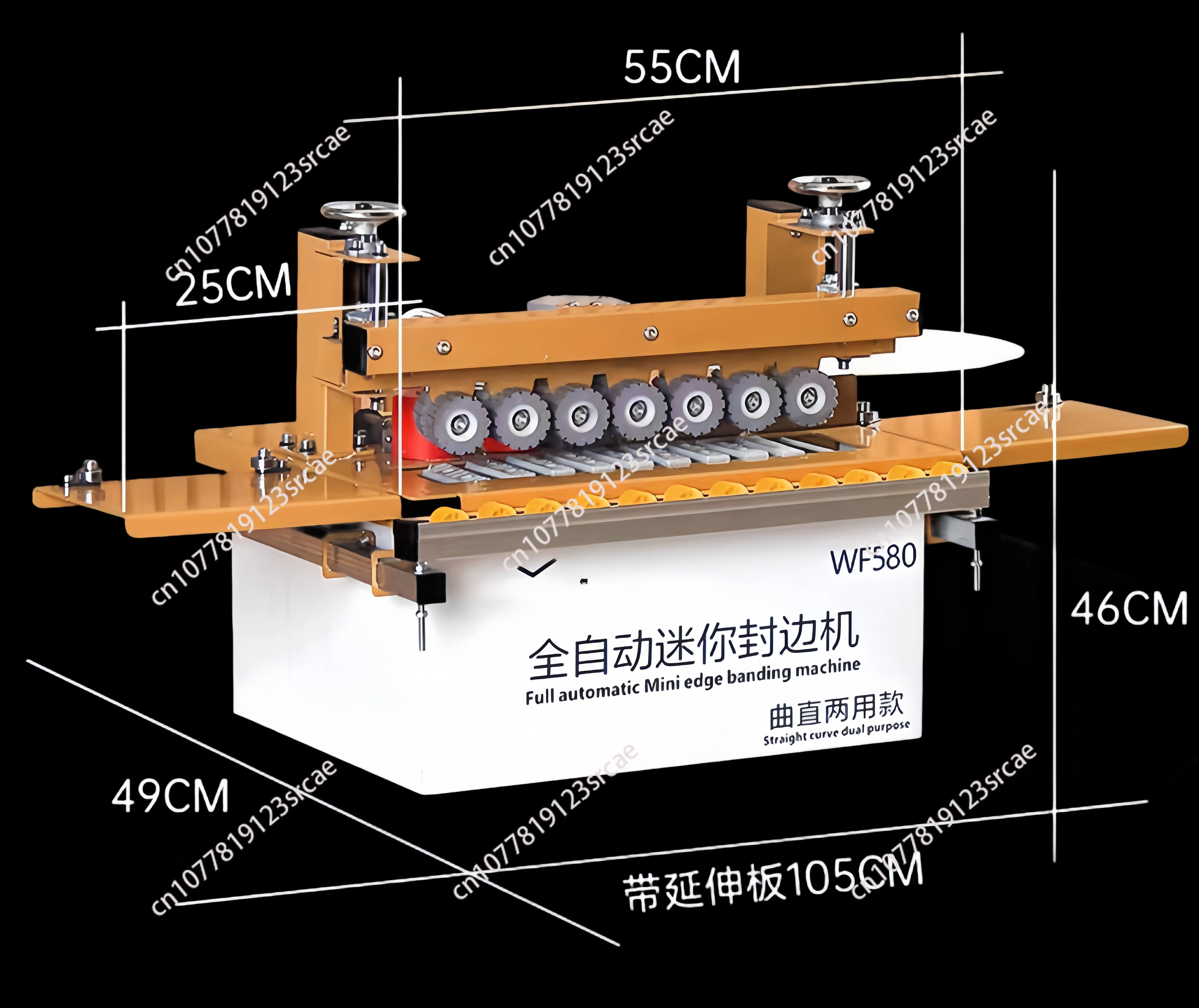 

Best Seller WF580 Automatic High Quality Hot Sale Mini Edge Banding Machine Small Automatic Edge Banding Machine