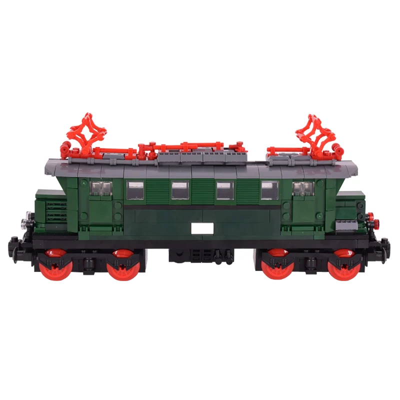 MOC City Creative DR-Baureihe E 44 الناقل قطار السكك الحديدية اللبنات الطوب لتقوم بها بنفسك ألعاب فنية للأطفال الهدايا