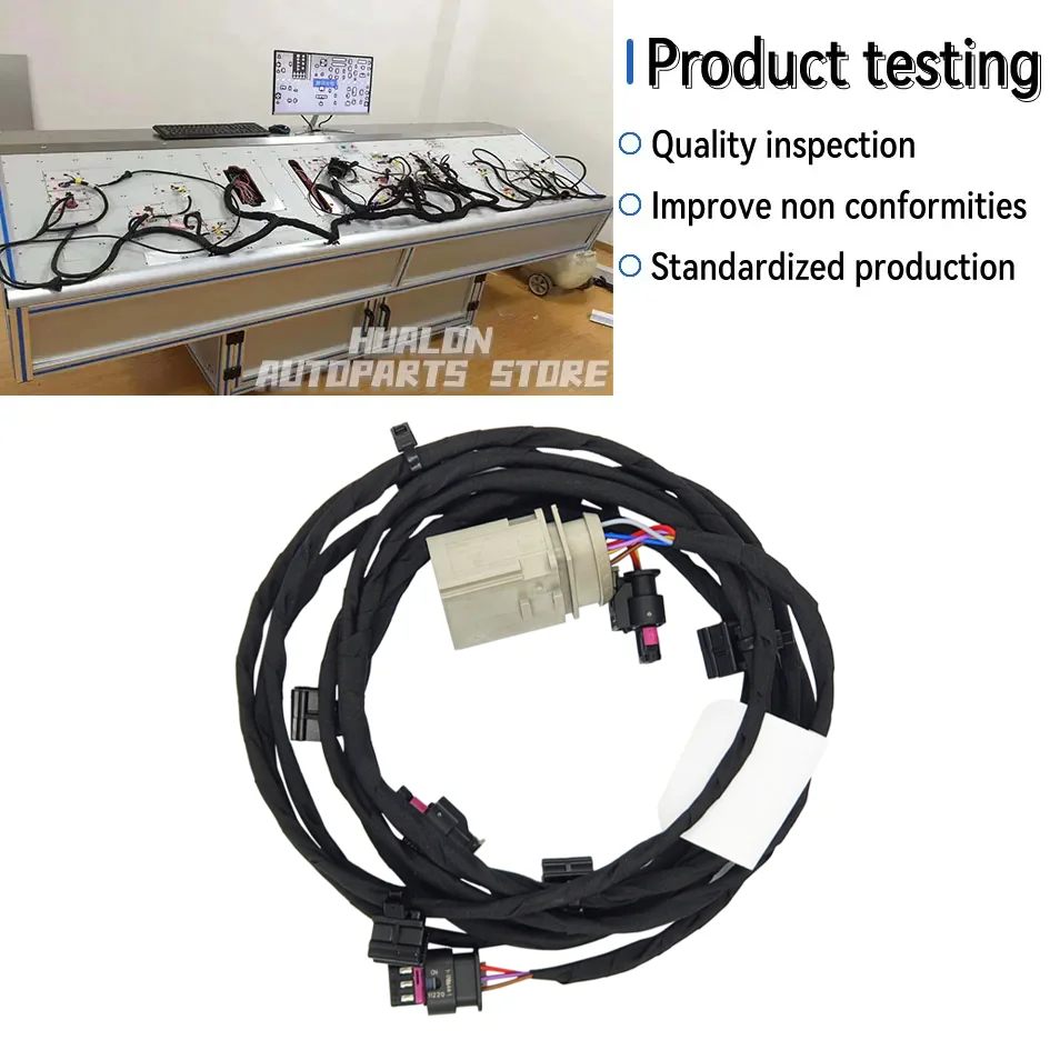 5H0971095Q Wiring Harness Front Parking Sensor for Volkswagen Golf MK8 2021 PDC Bumper Electrical Loom Assembly Cable Set