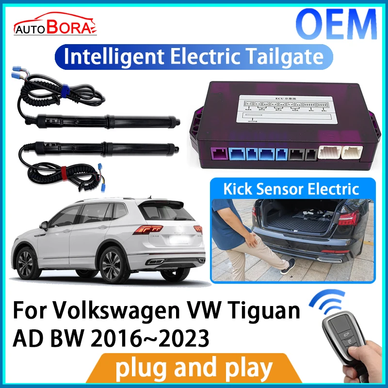 

AutoBora Intelligent Electric Tailgate Automatic Lifting Kit Remote Control Opener for Volkswagen VW Tiguan AD BW 2016~2023