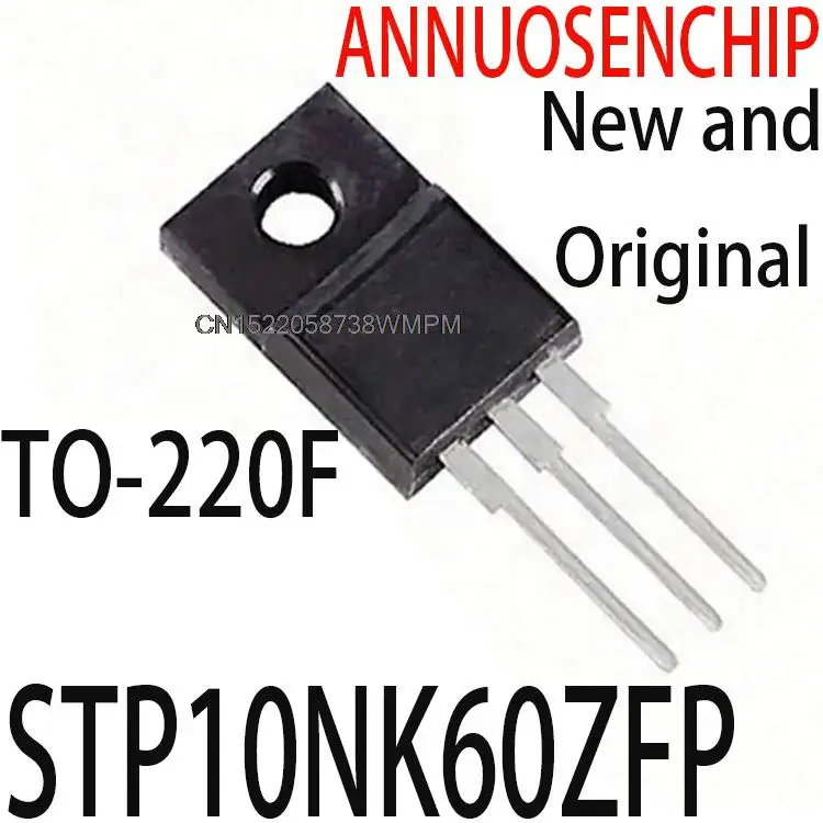 10PCS New and Original TO-220F STP10NK60ZFP TO220F 10NK60ZFP  STP10NK60ZFP