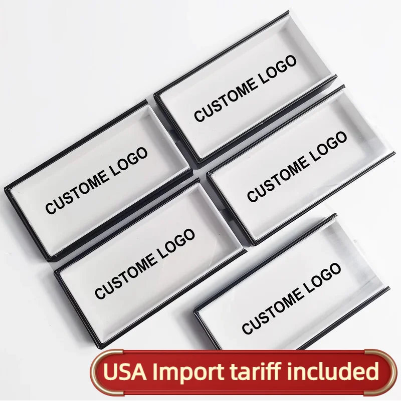 Custom Logo Eyelash Packaging Box Vendor Empty Lash Box Private Lable Eyelash Box Case Wholesale