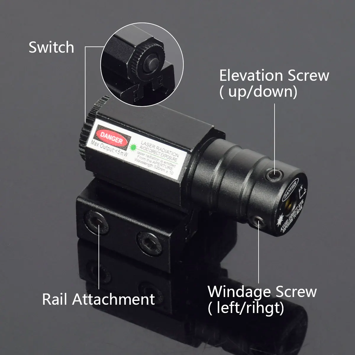 Tactical Red Green pointer Laser 20mm/11mm Adjustable Positioning Lase Base Rail Scope Mount Calibrator Hunting Accessories