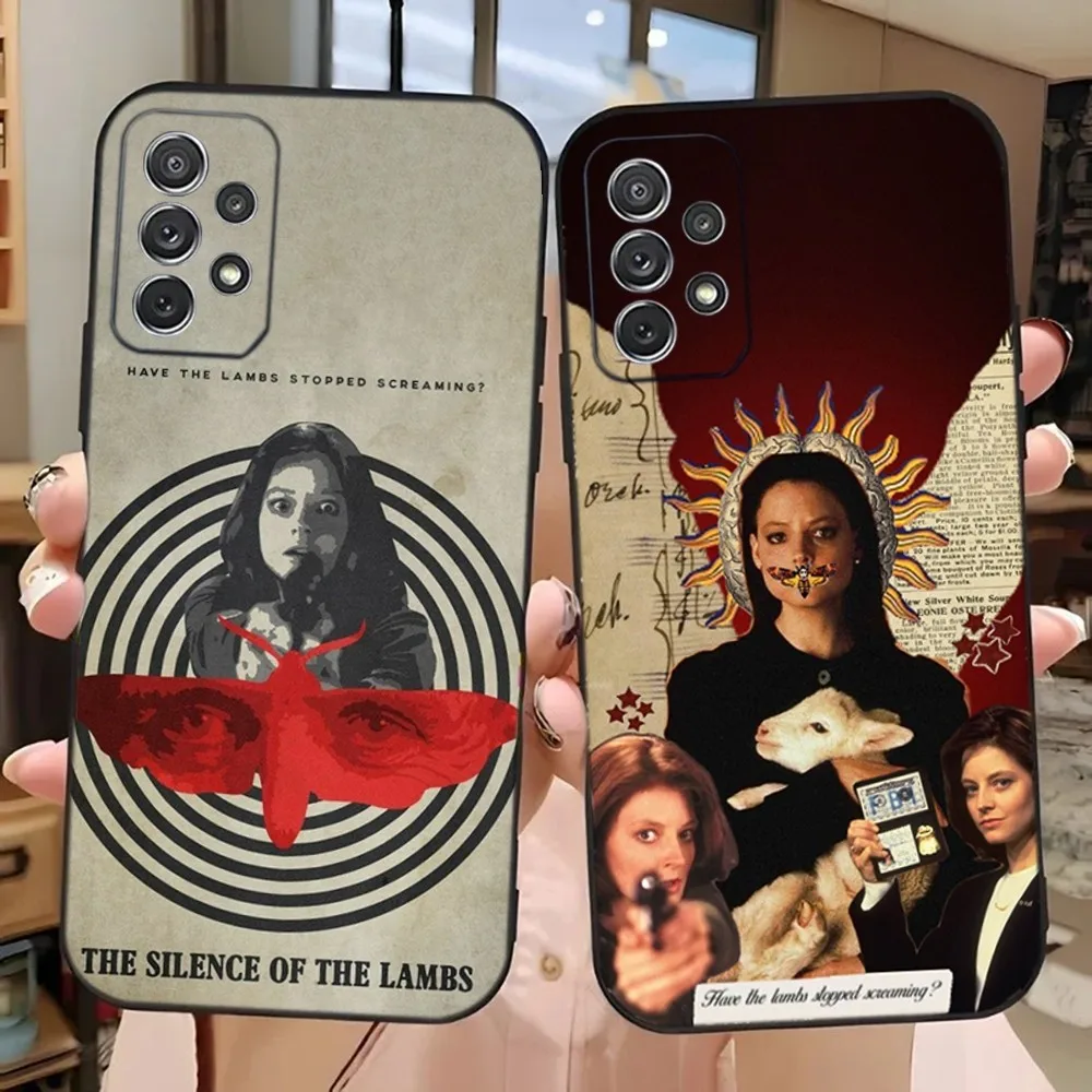 

Чехол для телефона «Молчание ягнят» для Samsung Galaxy A13, A21s, A22, A31, A32, A52, A53, A71, A80, A91 Мягкий черный чехол для телефона