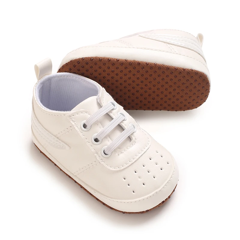 Baby-Sneaker mit weicher Sohle, Neugeborenen-Laufschuhe, rutschfeste PU-Leder-Freizeitschuhe für Kleinkinder von 0-18 Monaten, für Jungen und Mädchen. – Detail 14