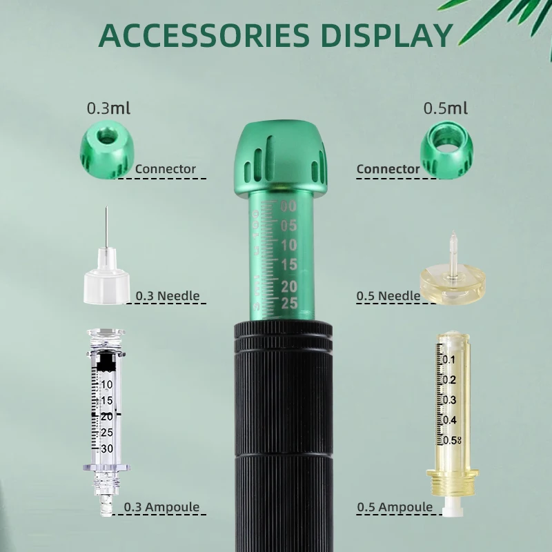 0.3 0.5ML Hyaluronic Acid Pen Lip Filler Injection Pressure Hyaluron Pen Lip Lifting Anti Wrinkle 0.3ml&0.5ml Ampoule Head