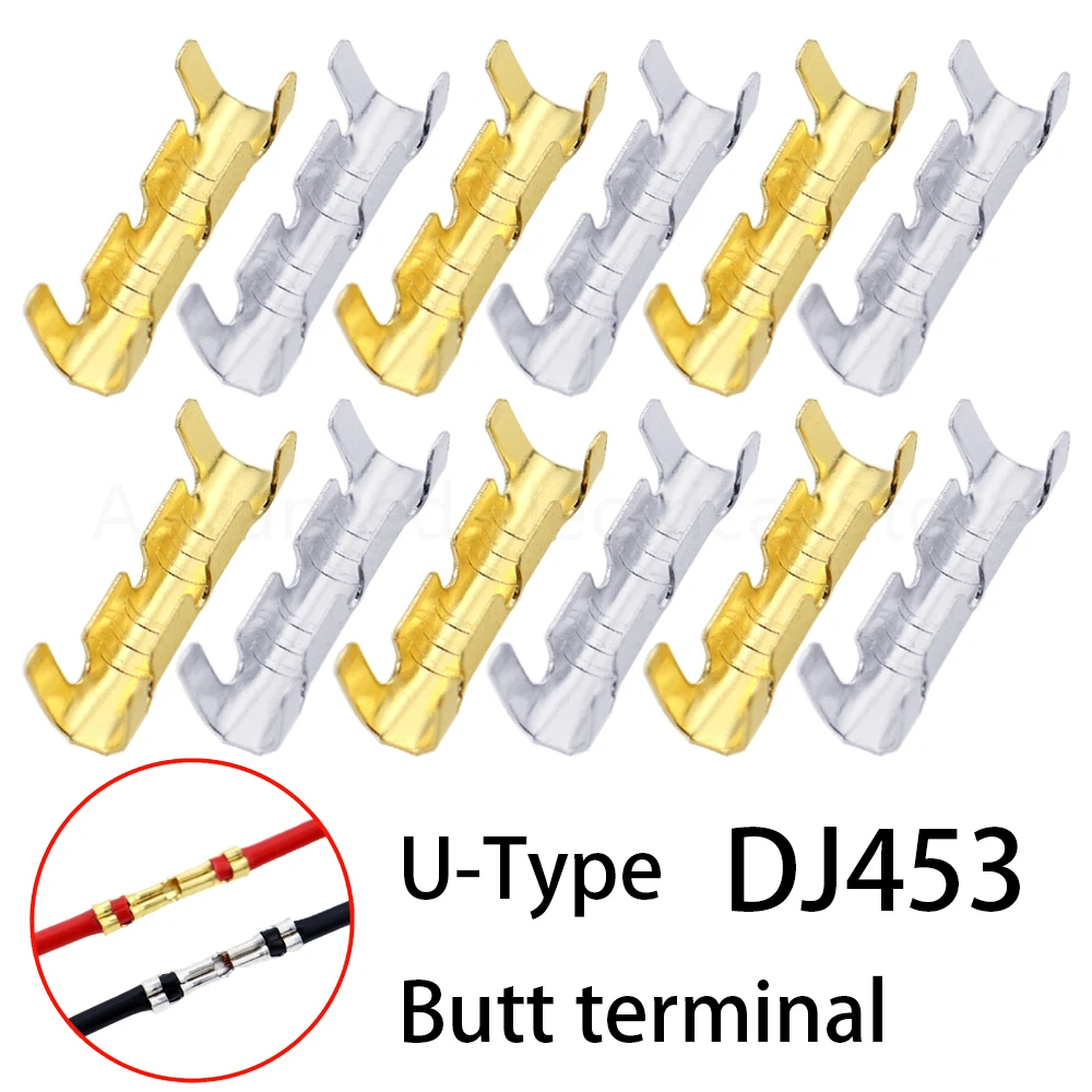 100pcs 453 U-shaped 0.3-1.5mm2 terminal tab cold inserts connectors cold terminal small teeth fascia terminal