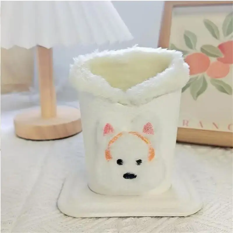 1 قطعة الشتاء القطيفة بو الجلود حامل النظارات حامل عرض المدرجات الرف مكبرة لطيف العملي