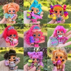 LOL 8CM Long Hair Doll Remix Series Rare Children's Toy House Children's Birthday and Christmas Gifts Without Boxes