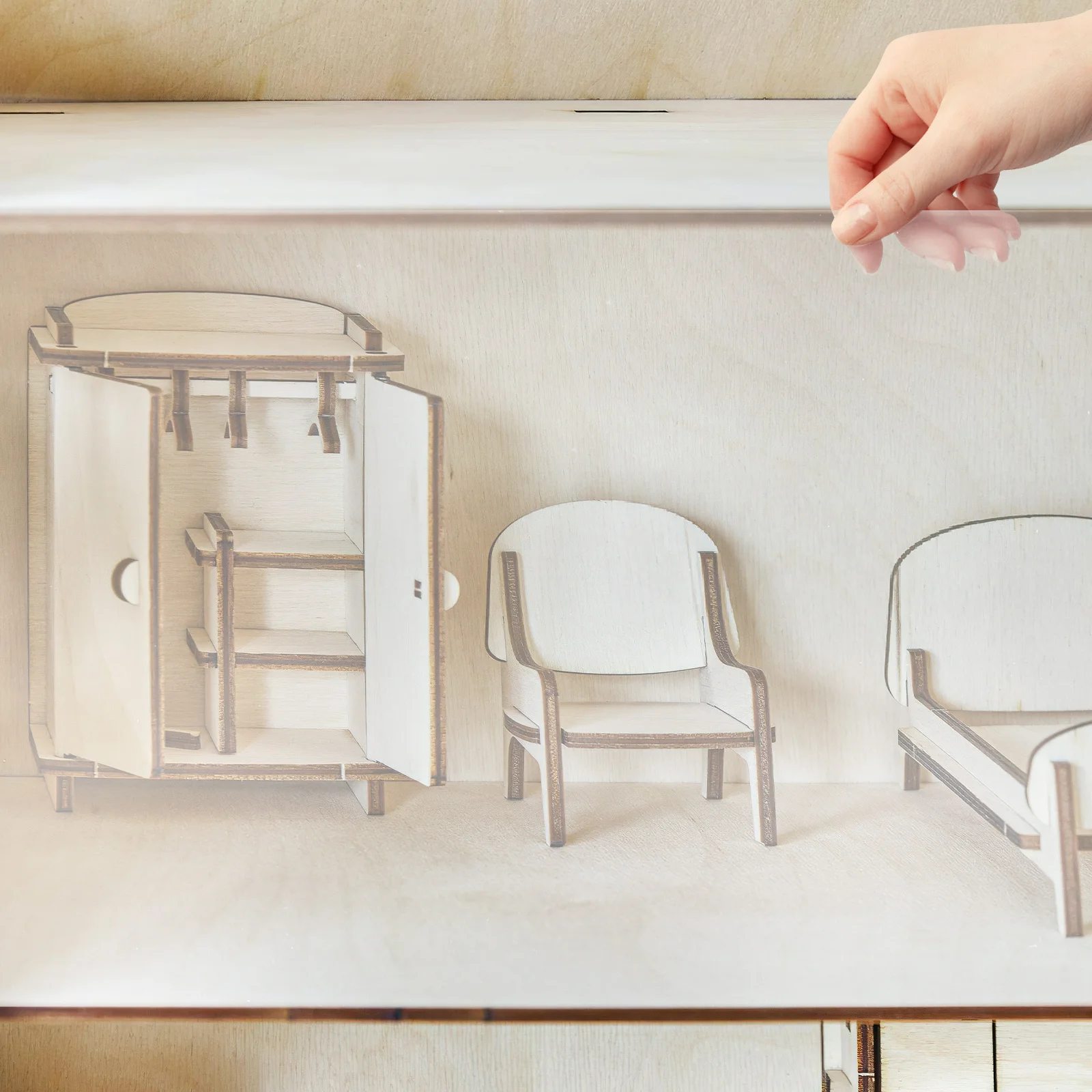 

10pcs Micro Landscape Windows 16X12 Inch Clear Plastic Sheets For Crafts Transparent Panels Dollhouse Window Replacement