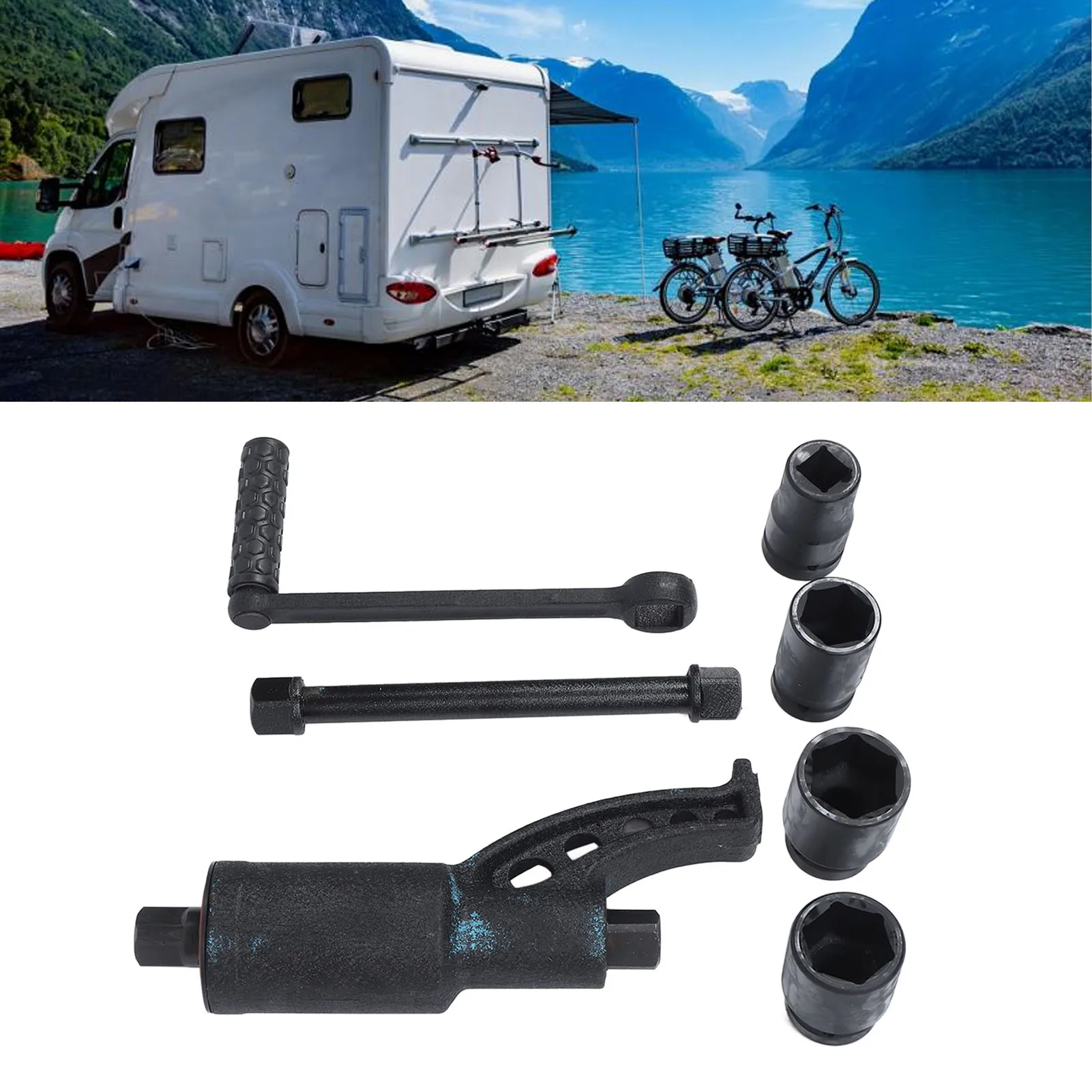 

1:58 Torsion Multiplier Wrench Tool - 5800NM Heavy Duty, Labor Saving Lug Nut Remover Set, Suitable for Trucks and RVs