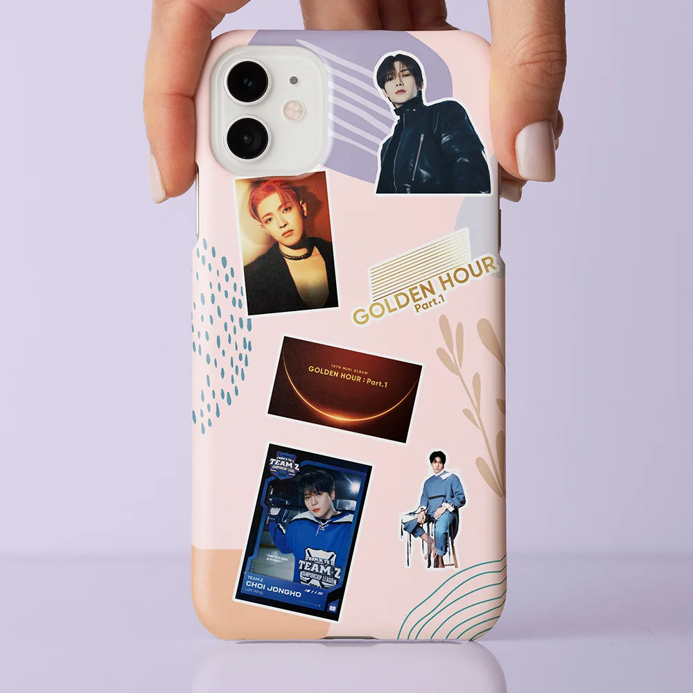 100 Stks/set Kpop Idool Sticker Ateez Beweging Versieren Sticker Fans Gift