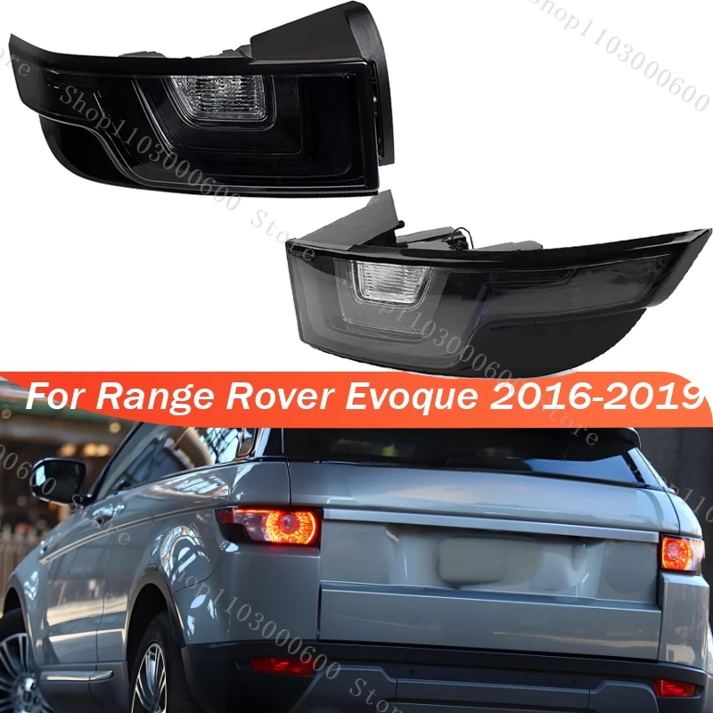 

For Land Rover Range Evoque 2016-2019 Car LED Brake Light Tail Stop Lamp Taillights Rear Bumper Light Tail Warning Lamp Assembly