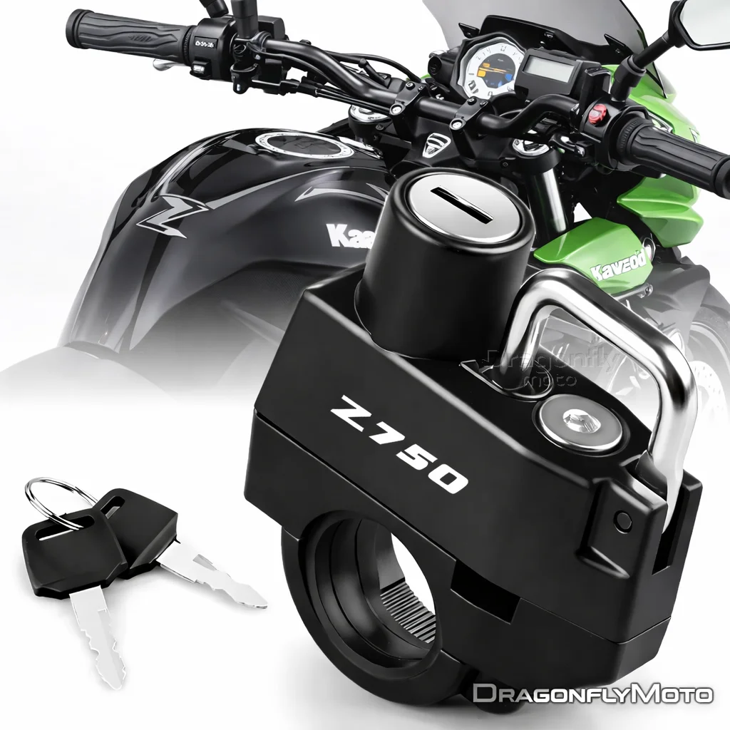 

Motorcycle Helmet Lock For Kawasaki Z 750 z750 Z750R Z750S Anti-theft Locker Helmet Lock Locking Device Rustproof Anti-theft
