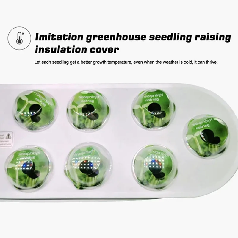 Hydroponics Growing System Full-Spectrum LED Plant Growth Light Intelligent Vegetable Germination Kit