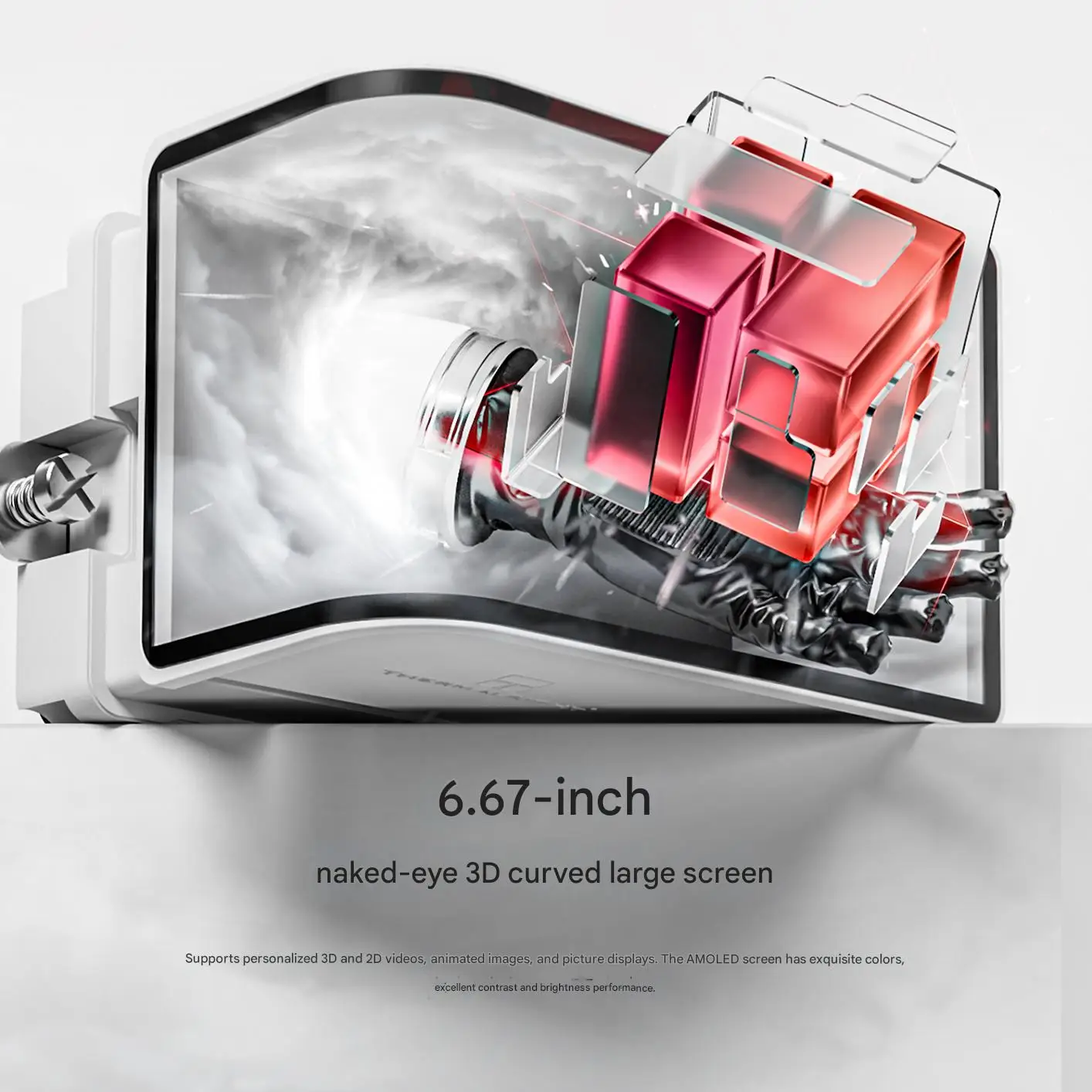 Thermalright Wonder Vision 360 UB ARGB Pendingin Air AIO 360mm, Pengaturan Tema DIY/6,67 Inci/Layar Lengkung 3D/LGA1851/1700/AM5/AM4