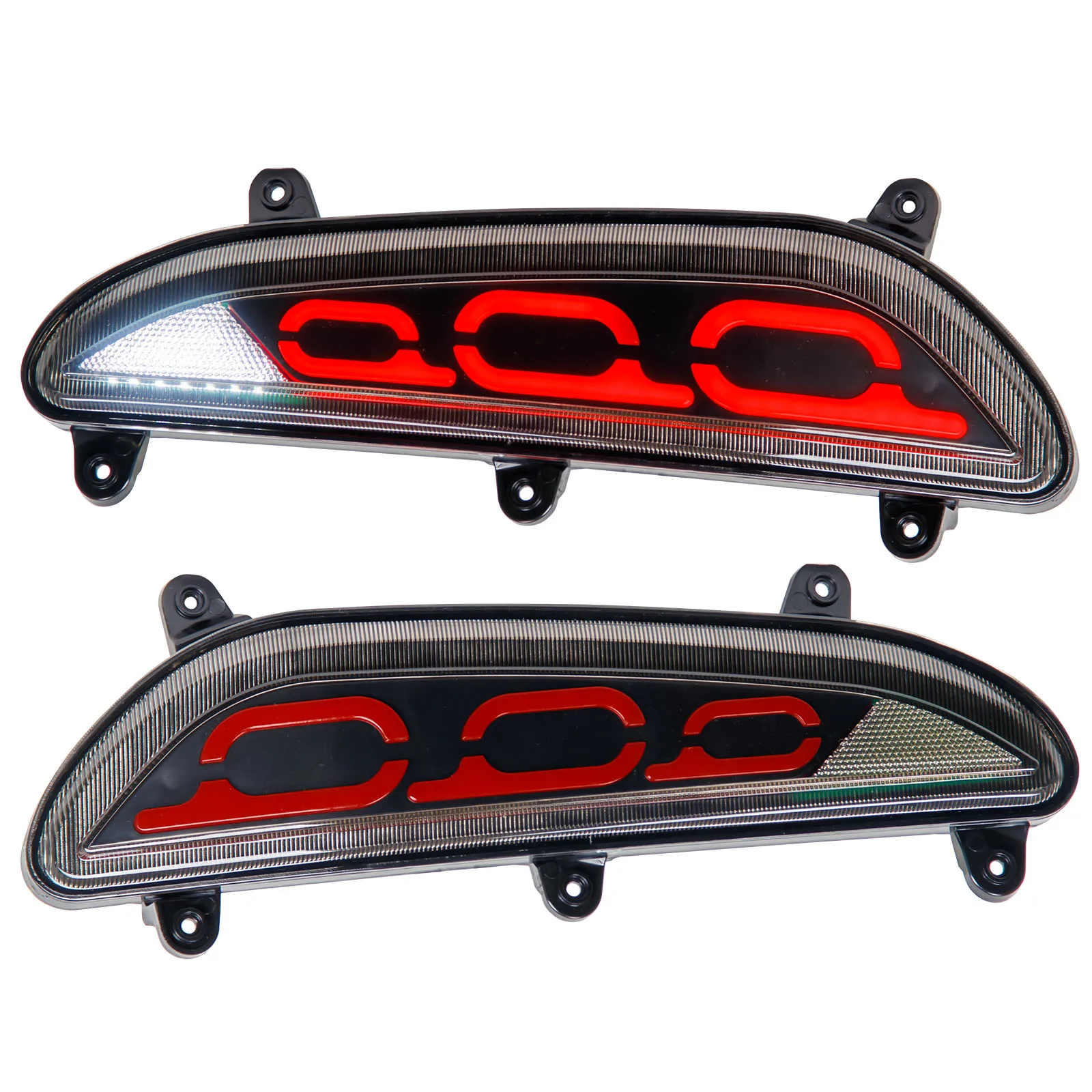 High Brightness LED Rear Bumper Taillights For Elite i20 Dual Function Brake Reverse Light Waterproof Car Decor Lamp