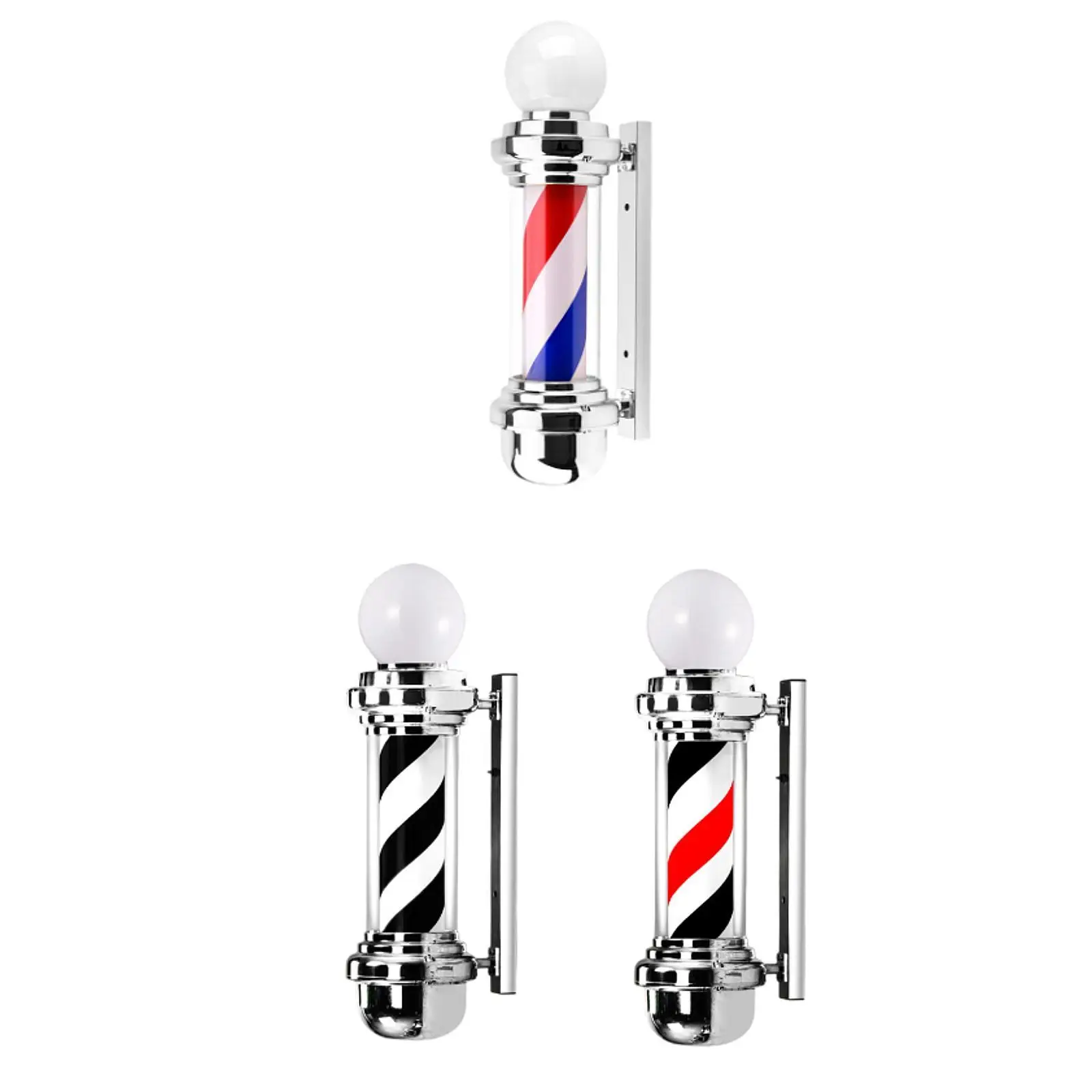 Barber Pole LED Light Hair Salon Signage Light for Outdoor Indoor Hair Salon