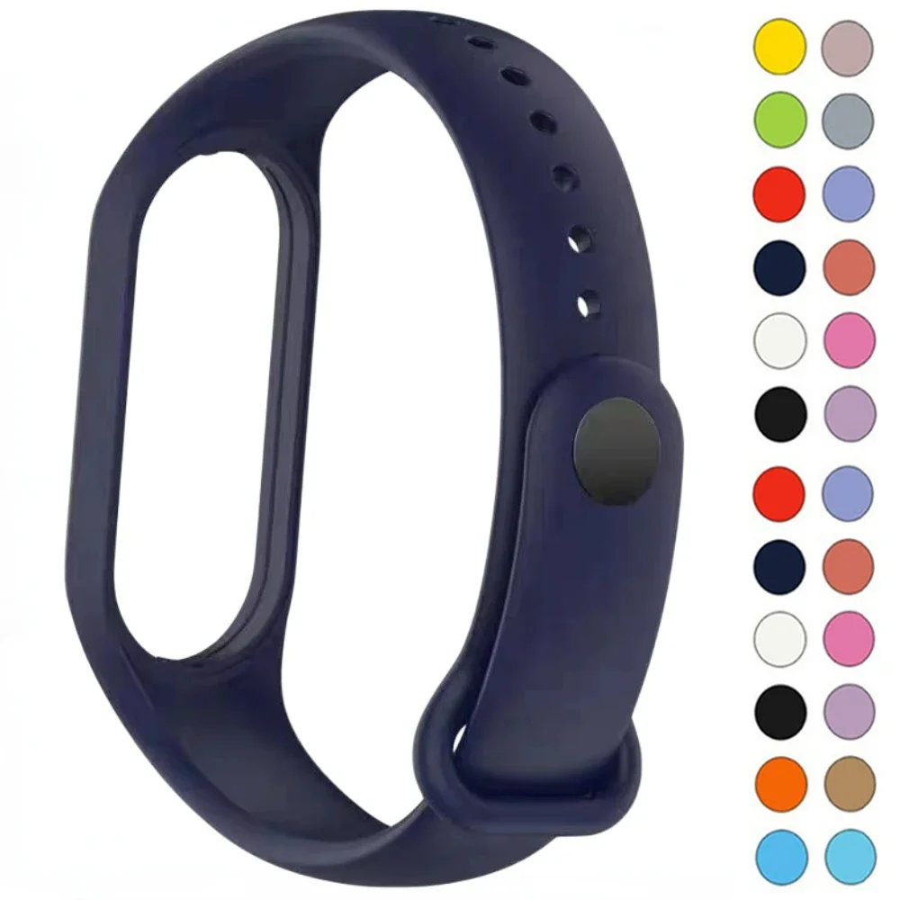 

Silicone Strap for Xiaomi Mi Band 7 6 5 4 3 NFC Sport bracelet Replaceable wristband for Mi Band 4 5 6 7 Smart Watch Wrist Strap