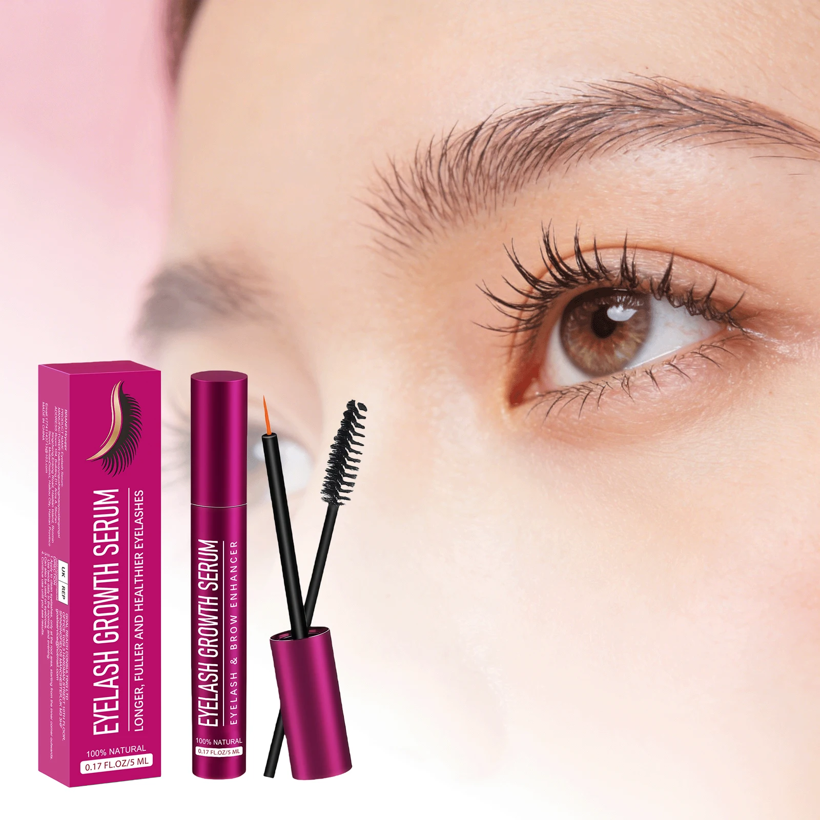 Curling Eyelash Growth Serum Strengthen Lash Root Boost Thicken Lashes Enhance Curl Reduce Breakage Eyelashes Enhancer Essence