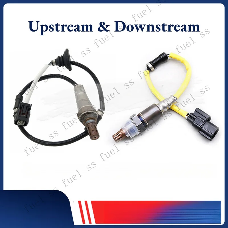 S+ 2Pcs Upstream & Downstream Oxygen O2 Sensor For 2007 2008 Honda Fit 1.5L