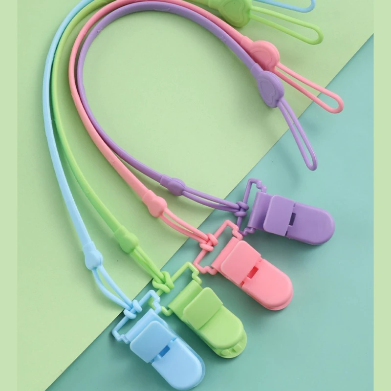 سلسلة سيليكون ربط حزام ل مصاصة الطفل التسنين كليب الوليد عضاضة سلسلة الحلمة حامل التمريض الملحقات #1